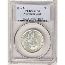 1919c Nfld 50¢.  A superb problem free example.  Fully white in colour with lots of lustre.