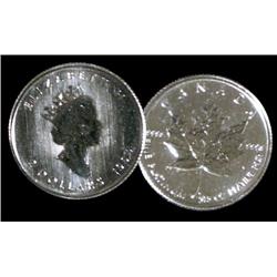 1994 1/15 oz platinum Maple leaf
