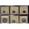 Image 1 : 1957 PL set, all coins are ICCS graded PL65.