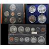 Image 1 : Mint sets, 1949, 1967 grades vary from MS60 to MS64, 1967 Specimen set with silver medal, 1976 Olymp