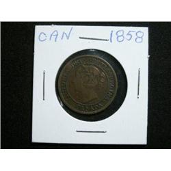 1858 1¢  F12.  A nice example.