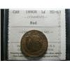 Image 1 : 1890H 1¢ ICCS MS63 Red, Excellent strike and lots of lustre. Scarce!