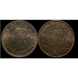 1896 "Near 6" 1¢ ICCS MS65 Red, An underrated coin in "Gem" condition.  Excellent strike with clean 