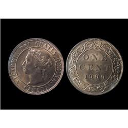 1900 1¢ ICCS MS65PQ+ Full Red,Wow! Wow! An amazing Victoria Large cent.   Excellent strike with clea