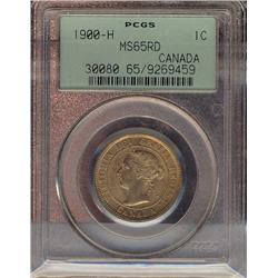 1900H 1¢ PCGS MS65 Red,Full red with nice eye appeal!  Fully struck with clean fields and superb sur