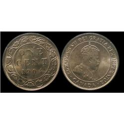 1904 1¢ ICCS MS65 Red, Fully struck with clean fields and superb surfaces.