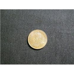 1922  1¢ MS62 red/brown, a nice example with 20% red lustre.