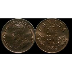 1934 1¢ ICCS MS65 Red PQ. A very flashy coin! Excellent strike and clean fields.  Great surfaces.  A