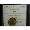 Image 1 : 1939 1¢ ICCS MS66.  A superb Full Red coin with full lustre and great fields.