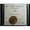 Image 1 : 1944  1¢ ICCS MS63 Red.  80% red lustre.