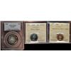 Image 1 : 1964 1¢ ICCS PL64 UHC, Lot of 3 coins all certified Proof likes, includes 1969 5¢ ICCS PL65HC, 1960 