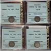 Image 1 : Lot of 4 CCCS graded Five cents; 1870 FB VF30, 1871 VF30, 1892 Obv.2 VF30, 1900 Round O VF20. All to