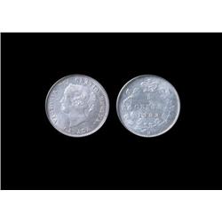 1883H 5¢ PCGS MS63PQ.  A superb looking example fully lustered and brilliant! A rare date.