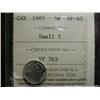 Image 1 : 1885 Small "5" 5¢ ICCS EF40, brilliant.
