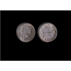 1894 5¢ PCGS MS64PQ,  A sublime example with gem fields and autumn shades. A rare date!