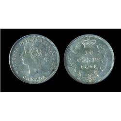 1875H PCGS MS64PQ Light tone with full lustre.  An incredible example of this rare key date.  A kill