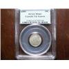 Image 1 : 1909 Victorian leaves 10¢ PCGS MS63.  A full white and lightly frosted finish.