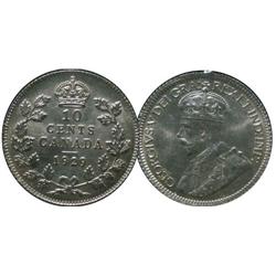 1929 10¢  ICCS MS65. Brilliant and lustrous.  A sharp example.