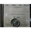 Image 1 : 1946  10¢  ICCS MS65.  White and brilliant.  A scarce date.