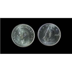 1947 ML 10¢ ICCS MS66.  An absolute stunning piece with flashy listre.  Lightly lacquered to preserv