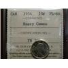 Image 1 : 1954 10¢  ICCS PL66 HEAVY CAMEO. Full luster with reflective surfaces.  Scarce so nice!