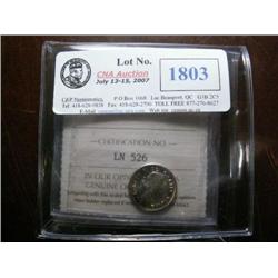 Lot of 6 pieces. Includes 1961, 1962,1963, 1964, 1965, 1968 Silver 10¢ All ICCS MS65.  All 6 coins a