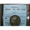 Image 1 : 1870 25¢ CCCS VF30, greyish in colour.