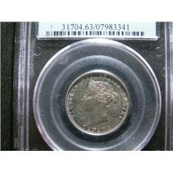 1870 25¢ PCGS MS63PQ, lovely irridescent toning over full luster.  A nice "type" coin!
