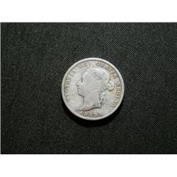 1889 25¢ VG8, a solid example.