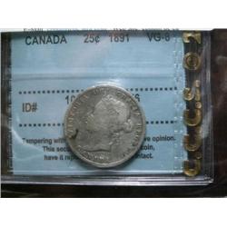 1891 25¢ CCCS VG8 , key date.