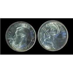 1938 25¢ ICCS MS65.  Fully struck with full white luster.  Exceptionally clean fields and surfaces. 