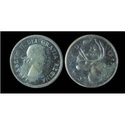 1959 "Ultra Heavy Cameo"  25¢  ICCS PL65.  Brilliant with reflective surfaces. Superb example.