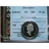 Image 1 : 1991 25¢ CCCS PR68 Ultra Heavy Cameo.  Popular coin.