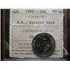 Image 1 : 1992 New Brunswick "Rotated dies "  25¢  ICCS MS64. Brilliant with reflective surfaces.  A popular e