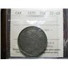 Image 1 : 1870 LCW 50¢ ICCS EF40.  Another great looking Victorian half.