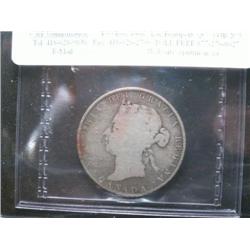 1890H  50¢  G4. Rare key date.