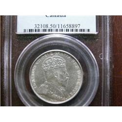 1904 50¢ PCGS AU50. Brilliant and lustrous.  Another great looking above average example with lots o