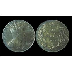 1904 50¢ ICCS MS64.  An absolute near Gem example.  It has the look of a 65.  Flashy toning with gem