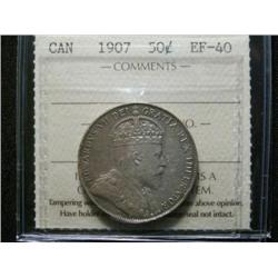 1907  50¢  ICCS EF40. Nice problem free example.