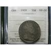 Image 1 : 1909 50¢ ICCS VF30.  Toned.