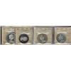 Image 1 : 1967 50¢ to $1, Lot of 4 coins all ICCS Specimens.  Includes 2 x 50¢ SP65 Heavy Cameo and one Cameo.