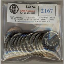 1999-P 50¢  Roll of 25 pieces.  All Proof-like.  Scarce and seldom offered!