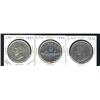 Image 1 : 1936, 1946, 1951 SWL all EF40 or better.  Lot of three silver dollars.