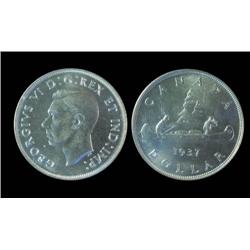 1937  $1  ICCS SP65PQ "Matte". Fully white and brilliant..