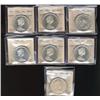 Image 1 : Lot of 7 ICCS graded Silver dollars; 1939, 1965 LB Ptd 5 MS62 HEAVY CAMEO (4), 1967 (2).  All MS62 a
