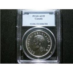 1948  $1  PCGS AU55.  Brilliant.