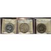 Image 1 : 1953-1954 $1, Lot of three coins all ICCS MS64, includes 1953 SF and NSF as well as 1954 SWL.  Again