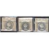 Image 1 : Lot of 3 ICCS graded Silver dollars; 1965 LB Ptd 5 MS63 HEAVY CAMEO.