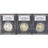Image 1 : 1966 Large Beads  $1  PCGS MS64 . Lot of 3 pieces. A couple are nicely toned.