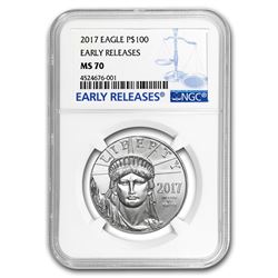 2017 1 oz Platinum American Eagle MS-70 NGC (Early Releases)